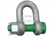 Green Pin Standard Shackles – dee shackles with safety bolt code G-4153