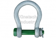 Green Pin Wide Mouth Towing Shackles – bow shackles with safety bolt code G-4263